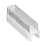 Paquete con 300 Piezas de Grapas con Aislamiento Klein Tools 450-002 para Cables Coaxiales (RG59, RG6/6Q) y de Datos (CAT3/5E/CAT6/6A) de Hasta 5/16'' × 5/16'' (8 MM × 8 MM) de Tamaño