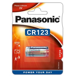 Bateria De Litio Panasonic CR123APA/1B / 3VCC / 1550mAh / No Recargable