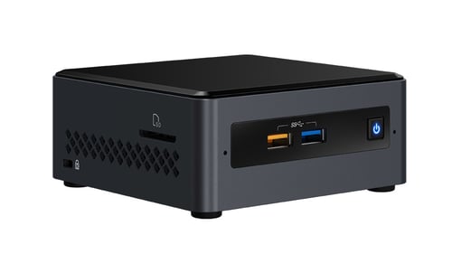 Mini PC Intel NUC Pentium Silver J5040, 3.2 GHZ, DDR4 SODIMM, Soporta SSD de 2.5", Video UHD Graphics 605, BOXNUC7PJYHN2
