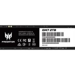 Unidad de Estado Solido Acer M.2 2TB Black GM7 NVME, BL.9BWWR.119