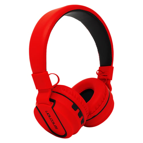 Diadema Audifono Inalambrico Necnon NBH-05/ Bluetooth/ 300MAH/ 3.5MML/ Radio-FM/ Memoria-TF/ Manos Libres/ Color Rojo, NCAB050200