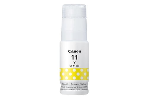 Botella de Tinta Canon GI-11 70ML Color Amarillo para G2160/ G3160, 4536C001AA