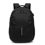 Mochila Para Laptop 15.6" Vorago BP-402 con Puerto USB, Color Negro