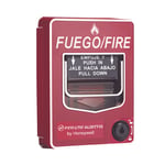Estacion Manual de Emergencia Fire-Lite Doble Accion, Direccionable, Texto en Español, BG12-LX-SP