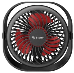 Mini Ventilador de Escritorio Steren FAN-120, Inalambrico Recargable