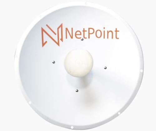 Antena Direccional de 3 FT Netpoint NP2GEN2/ 4.9-6.4GHZ/ 34 DBI/ con Slant de 45 ° y 90°