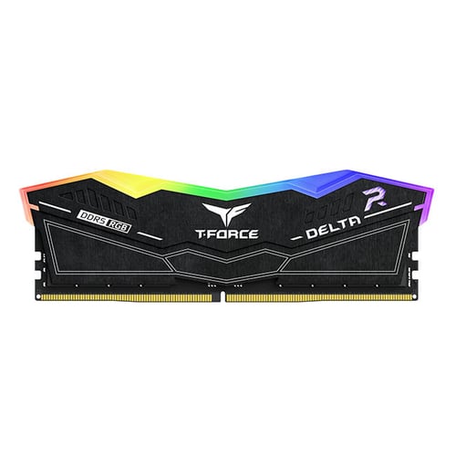 Memoria DDR5 32GB (2X16GB) 6200MHZ Team Group T-Force Delta RGB/ PC5/ 49600/ CL38/ Negro, FF3D532G6200HC38ADC01