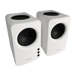 Bocinas Alámbrico / Inalámbrico Para Computadora Acteck AC-936378 Dynamic Exact Mini Bs475 / Bluetooth 2.0 / 10w RMS / Blanco / 2 Piezas