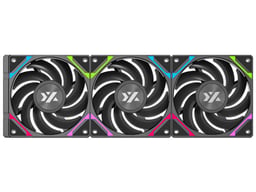 Kit de 3 Ventiladores XYZ Vortex Pro para Gabinete/3X120MM/ARGB/2000RPM/Negro/X-FN-VORPROKIT-B