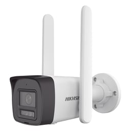 Camara Bala IP Hikvision DS-2CD1043G2-LIDUF/4G/SL/LA/FUS De 4MPX / 2.8MM / 30M IR + 30M Luz Blanca / Microfono Integrado / Acusense Lite / IP67 / H.265 / Micro SD