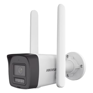 Camara Bala IP Hikvision DS-2CD1043G2-LIDUF/4G/SL/LA/FUS De 4MPX / 2.8MM / 30M IR + 30M Luz Blanca / Microfono Integrado / Acusense Lite / IP67 / H.265 / Micro SD
