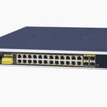 Switch Industrial L3 Planet Gigabit Ethernet IGS-6325-24P4S, 24 Puertos 10/100/1000+4 SFP,48 GBIT/S