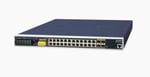 Switch Industrial L3 Planet Gigabit Ethernet IGS-6325-24P4S, 24 Puertos 10/100/1000+4 SFP,48 GBIT/S