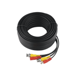 Cable coaxial 50M armado conector BNC y alimentación, optimizado para HD, Epcom DIY50MHD