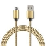 Cable Micro USB de 1MTS Ghia GAC-086 Color Dorado