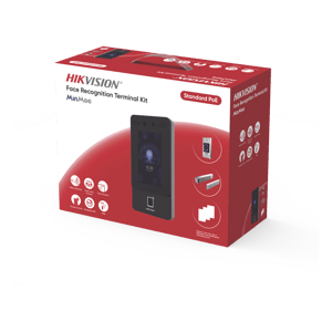Control de Acceso Facial Hikvision DS-KAS342 con Interfaz RS-485/Pantalla de 4.3"/2MP Gran Angular/PoE + Alimentación de Cerradura/IP65/Wi-Fi + Audio Bidireccional/para 1,500 Rostros/3,000 Huellas/3,000 Tarjetas