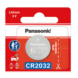 Batería de Litio Panasonic CR2032PM de 3V a 225mAh/No Recargable