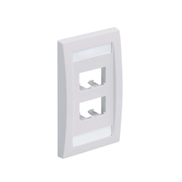 Placa de pared vertical 4 puertos mini-com Panduit CFPE4WHY color blanco