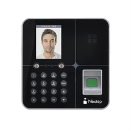 Reloj Checador Facial y de Huella Digital Nextep NE-234 Con Pantalla LCD 2.8"