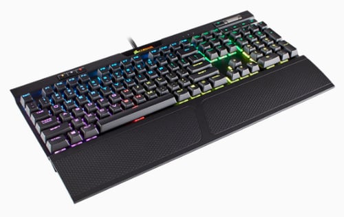 Teclado Mecanico Gamer Corsair K70 RGB MK.2 Cherry MX Red, Negro, Español, CH-9109010-SP