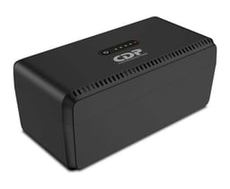 Mini No Break Interactivo CDP 20,000mAh 18W 2XUSB 3XDC 2XPoE Batería De Litio NEGRO MINIUPS20KMAH