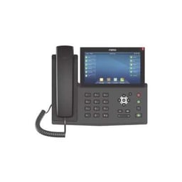 Teléfono IP Empresarial Fanvil para 20 Líneas SIP/ Pantalla Táctil/ Bluetooth/ POE/ 2 puertos Gigabit/ Soporta Recepción de Video, X7-F