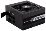 Fuente de poder de 650W 80 plus gold Corsair TX650M