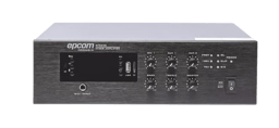 Amplificador Digital Mini MP3 Epcom Proaudio EP-B240E con Bluetooth/240W/Entrada XLR Micrófono 48V/2 Entradas RCA/USB y TF Card/FM Radio/Control Remoto/Protección Contra Cortocircuito y Sobrecarga/100V/4-16 OHMS