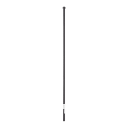 Poste de Esquina de 1.2M Negro Para Cerca Electrificada, de Tubo Galvanizado Cal. 18 de 1" Diam. Para 5 Aisladores (No Incluidos), SYS-POST-4B