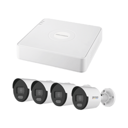 Kit IP 1080P Hikvision KIPCV2M/4B ColorVu NVR de 4 Canales/ 4 Camaras IP Bala