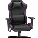 Silla Gamer Primus Thronos 200S PCH-202 Hasta 140KG, Color Negro/ Purpura
