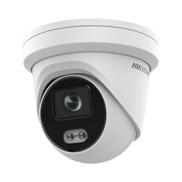Cámara Turret IP HIKVISION DS-2CD3347G2-LS(U)(C) 4MPX / Lente 4mm / Imagen a Color 24/7 / Luz Blanca 40 mts / IP67 / Micrófono Integrado / WDR 120dB / Audio y Alarma / ONVIF / MicroSD