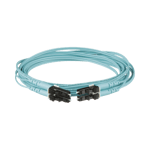 Jumper de Fibra Optica Multimodo Panduit, FZ2ERLNLNSNM001/ LC-LC Duplex/ OFNR (Riser)/ Color Aqua/ 1 Metro