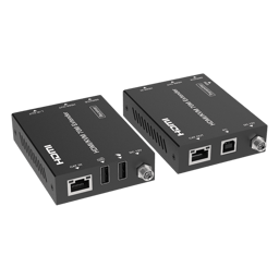 Kit Extensor HDMI con KVM Epcom Proaudio EPC-EDB70K Hasta 70M por CAT6/6A/4K2K@60Hz/4:4:4/HDMI2.0B y HDCP 2.2/Salida de Audio 3.5mm/Admite POC/Admite USB 1.1