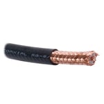 Metro de Cable Con Blindaje de Malla Trenzada de Cobre 97%, Aislamiento de Polietilleno Espumado, RG-8U-SYS