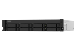 NAS de 8 Bahias QNAP TS-832PXU-4G-US Annarpuna Labs Apline/ 4GB/ 2.5" y 3.5"/ 2 Puertos RJ45 2.5GBE + 2 Puertos Fibra Optica SFP+ 10GBE/ Montaje en Rack 2UR