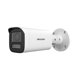 Camara Bala Ip Hikvision DS-2CD1643G2-LIZSU 4MPX/Lente Motorizado 2.8-12MM/Dual Light/IR 50M/50M Luz Blanca/Acusense Lite/Microfono Integrado/IP67/WDR 120DB/Poe/MicroSD