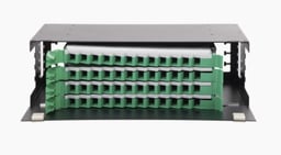 Distribuidor de Fibra Optica 19" Linkedpro LP-ODF-8048 con Bandejas Deslizables 19IN, Acepta 48 Adaptadores "LC Duplex" o "LC Simplex" o 48 "SC" Simplex, 3U, LP-ODF-8048