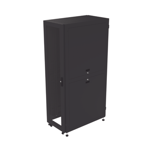 Gabinete Para Telecomunicaciones Linkedpro/ Rack Estandar de 19"/ 42UR/ 600 MM Ancho X 1000 MM Profundidad/ Fabricado en Acero, LP-60100-42U-R2