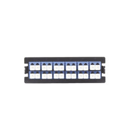 Placa Acopladora Para Distribuidor de Fibra Optica Linkedpro Incluye 12 Acopladores LC Duplex Para Fibra Monomodo/LP-FO-LC-D12-SM