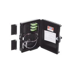 Cierre de Empalme Para 24 Fusiones de Fibra Optica, Linkedpro Interior/Exterior, Con 8 Acopladores SC/APC y Splitter 1X8, IP65, LP-FAT08