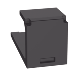 Modulo de Tapa Ciega CMBBL-X, Panduit, Mini-Com, Color Negro