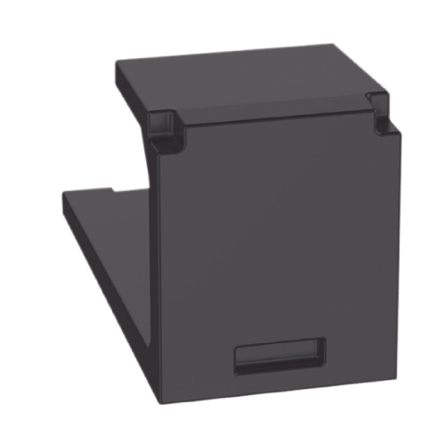 Modulo de Tapa Ciega CMBBL-X, Panduit, Mini-Com, Color Negro