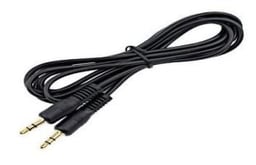 Cable Auxiliar 3.5MM de 1.5 Metros Conectores Oro Gigatech CAUX-1.5 Negro