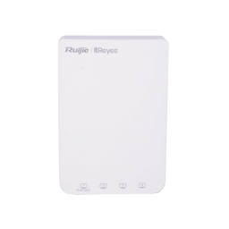 Punto de Acceso WI-FI 5 Ruijie RG-RAP1200(P), Para Interior en Pared Con 1 Puerto POE Out, Hasta 1.7 GBPS Doble Banda 802.11AC Mu-Mimo 2X2