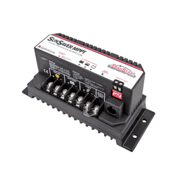 Controlador de carga y descarga Morningstar SS-MPPT-15L, con detección de punto de máxima potencia, capacidad 15A
