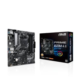 Tarjeta Madre Asus Prime A520M-A II/ CSM Socket AM4/ Micro ATX/ M.2/ HDMI/ USB/ Aura Sync RGB