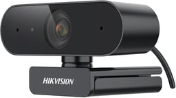 Cámara Web Full HD Hikvision DS-U02 2MP / 1080p / Giro Manual 360° / Gran Angular / Micrófono Integrado / USB 2.0 / Color Negro