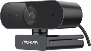 Cámara Web Full HD Hikvision DS-U02 2MP / 1080p / Giro Manual 360° / Gran Angular / Micrófono Integrado / USB 2.0 / Color Negro