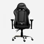 Silla Gamer Xzeal XZ05 color negro con soporte lumbar, ergonómico, hasta 115KG, XZSXZ05B